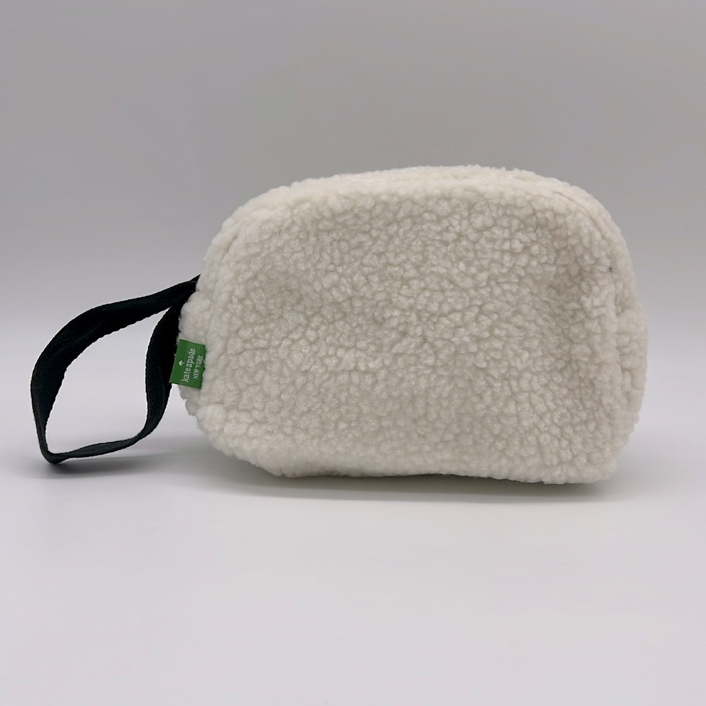 Kate Spade Sherpa Pouch Wristlet Clutch